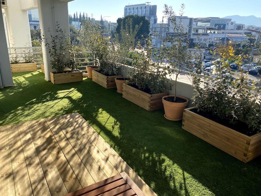 Spacious And Sunkissed 3Br & 2 Bathrooms Apartment 雅典 外观 照片