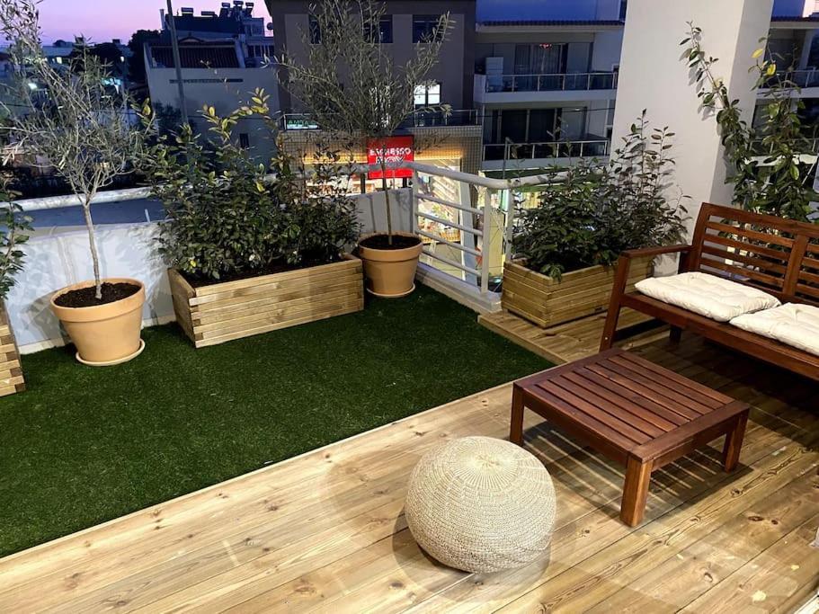 Spacious And Sunkissed 3Br & 2 Bathrooms Apartment 雅典 外观 照片