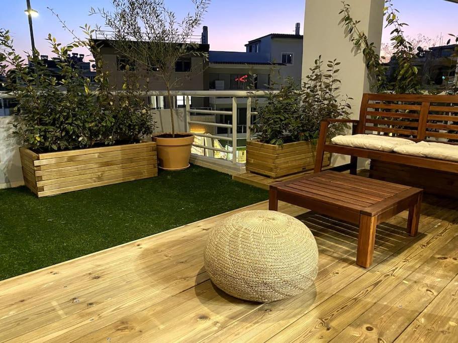 Spacious And Sunkissed 3Br & 2 Bathrooms Apartment 雅典 外观 照片